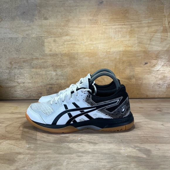 Asics Gel-Rocket Womens Size 6.5 Volleyball Shoes Sneakers Black White 1072A034 - Picture 3 of 8